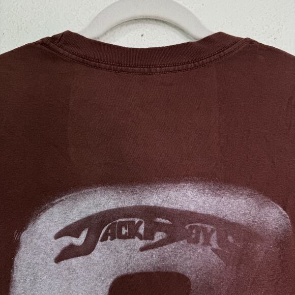 Travis Scott JackBoys 2 Shirt Mens Large Cactus Jack Brown A2 Merch MISPRINT - Picture 9 of 13